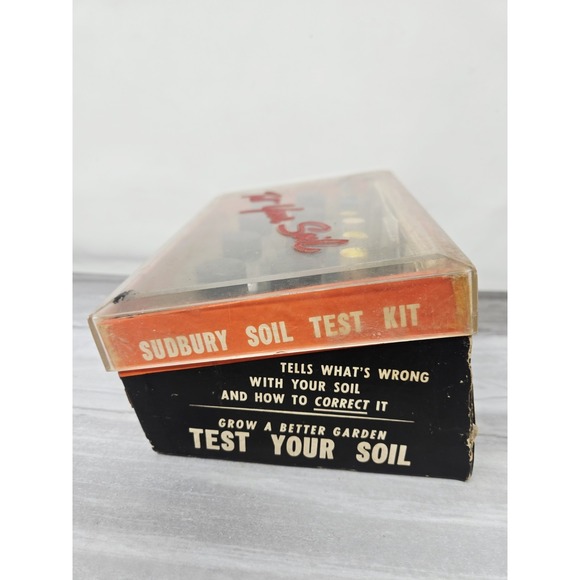 Vintage Sudbury Soil Test Kit Complete 1950s Garden Chemistry Set Gardener Decor - Picture 15 of 16